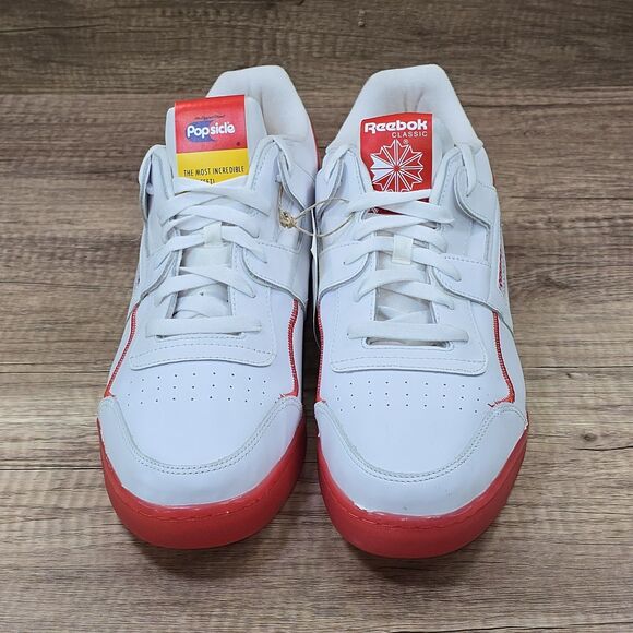 Reebok Workout Plus Popsicle Men\'s Size 13 White Cherry Training Shoes (GY2442)